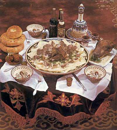 Казахський стіл. » краще один раз шиж-миж...  казахські традиції дастархана