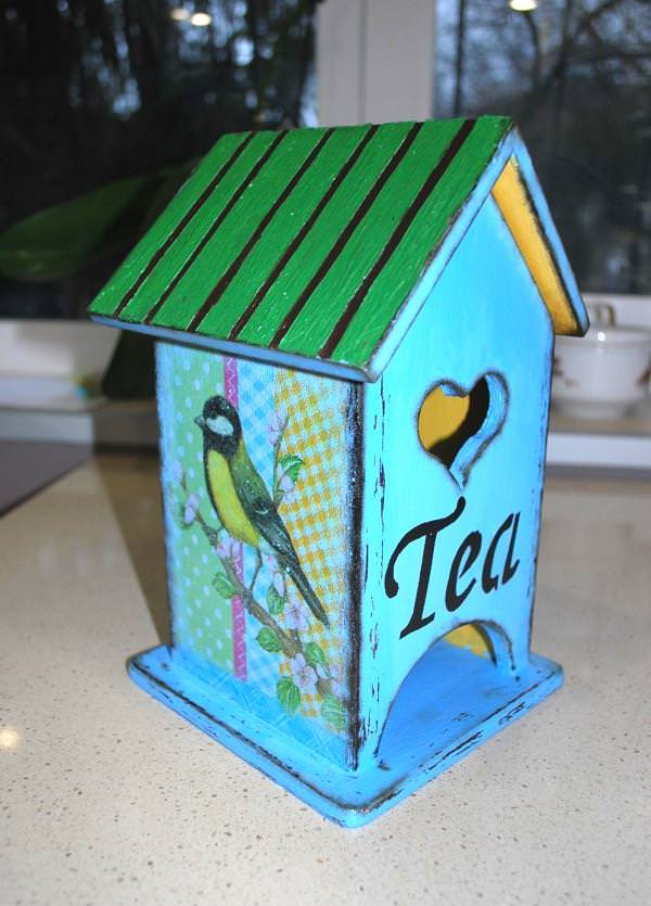 Декупаж чайного будиночка: докладний опис оформлення і прикраси. Огляд кращих ідей і варіанти їх поєднань