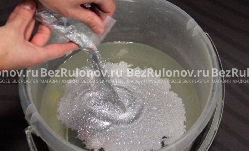 Колір для рідких шпалер. Як розводити рідкі шпалери як отримати золотистий колір рідких шпалер