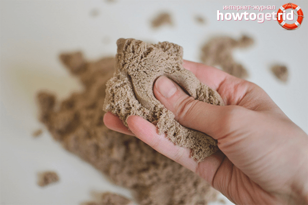 Пісок з крохмалю і води. Робимо самі кінетичний пісок в домашніх умовах: поради та рекомендації