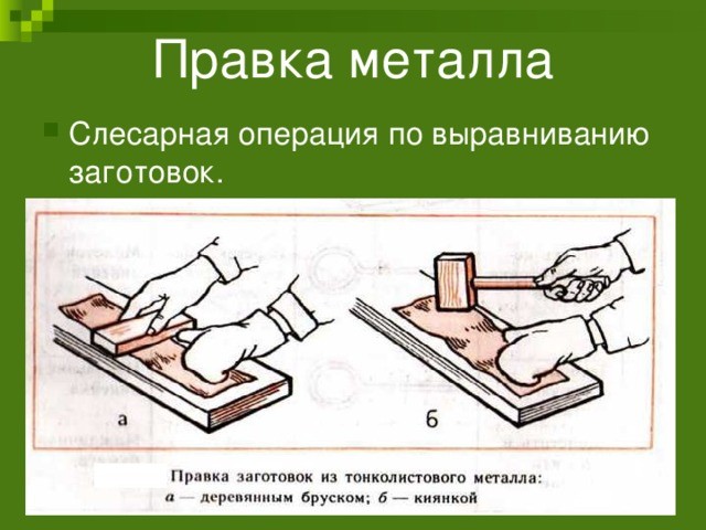 Згинання і правка металу. Слюсарна правка металу чи можна вирівняти метал товщиною 8 мм