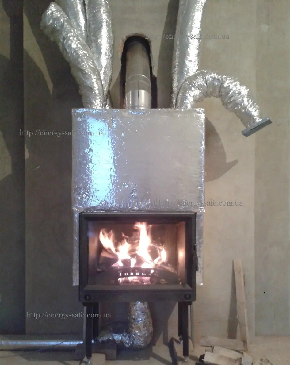 професійний монтаж печі каміна в будинку
