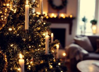 Hoe versier je een kerstboom met veilige LED-kaarsen